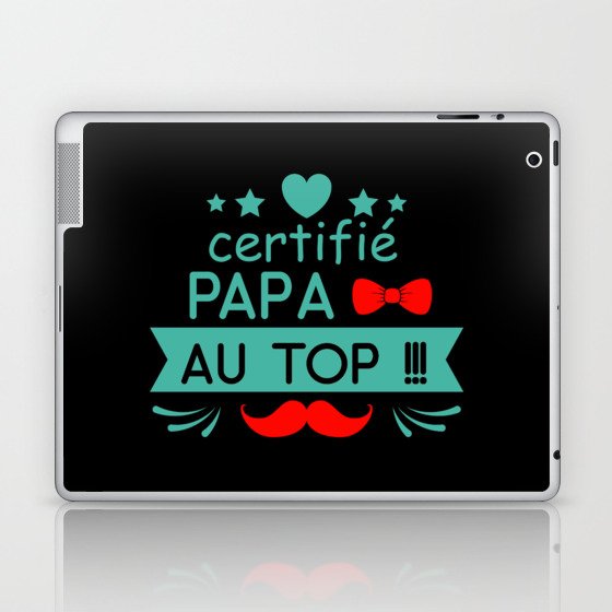 Certified Top Dad Laptop & iPad Skin