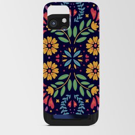 Mexican Flowers iPhone Card Case