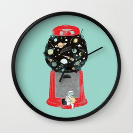 My childhood universe Wall Clock