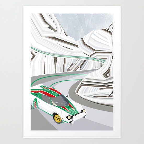 Stratos (Without Text) Art Print