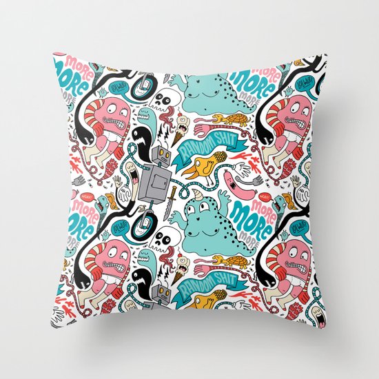 More, More, More Throw Pillow
