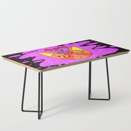 Trippy Pink Cat Coffee Table