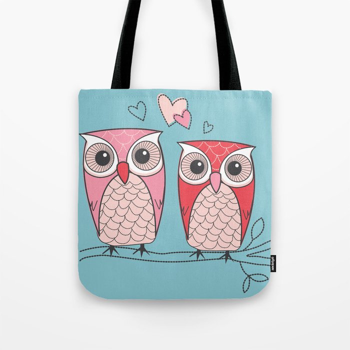 Love Birds Tote Bag