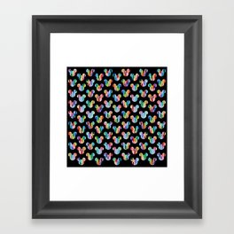 "Polka Mickey Mouse on Black" by Ann Marie Coolick Framed Art Print