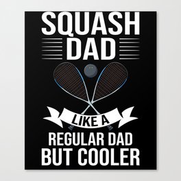 Squash Sport Game Ball Racket Court Player Canvas Print
