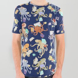 Reading Octopi All Over Graphic Tee