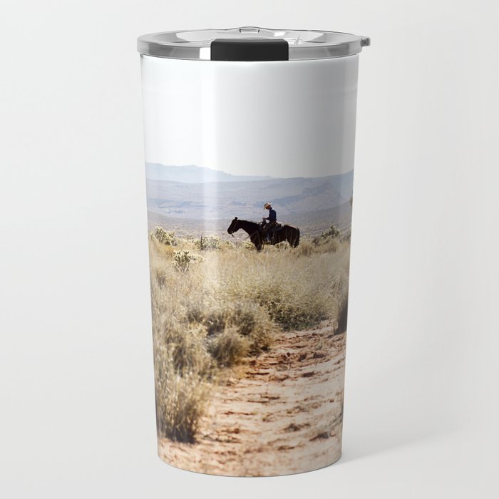 on a horse with no name Travel Mug