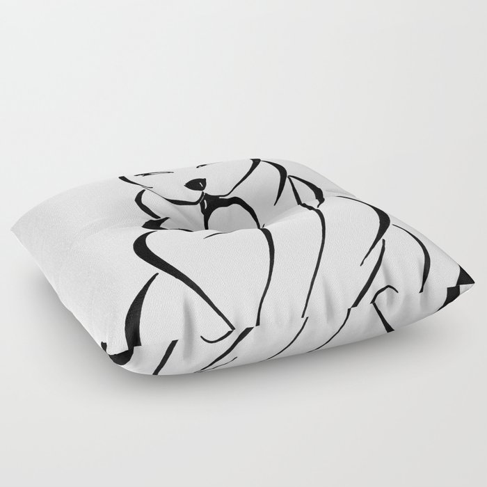 Spiral Cat Floor Pillow