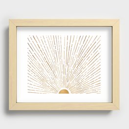Let The Sunshine In Recessed Framed Print