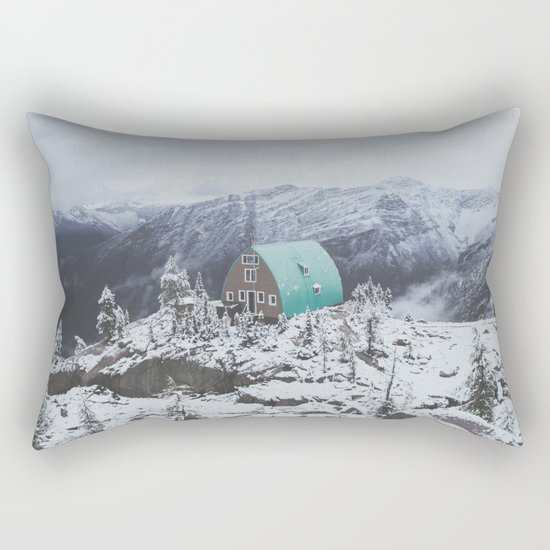 Conrad Kain Hut Rectangular Pillow