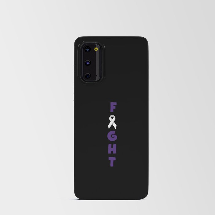 November Purple Fight Pancreatic Cancer Awareness Android Card Case