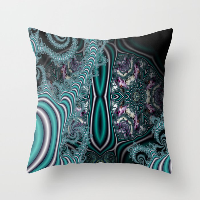 Fractal Design #4 Throw Pillow