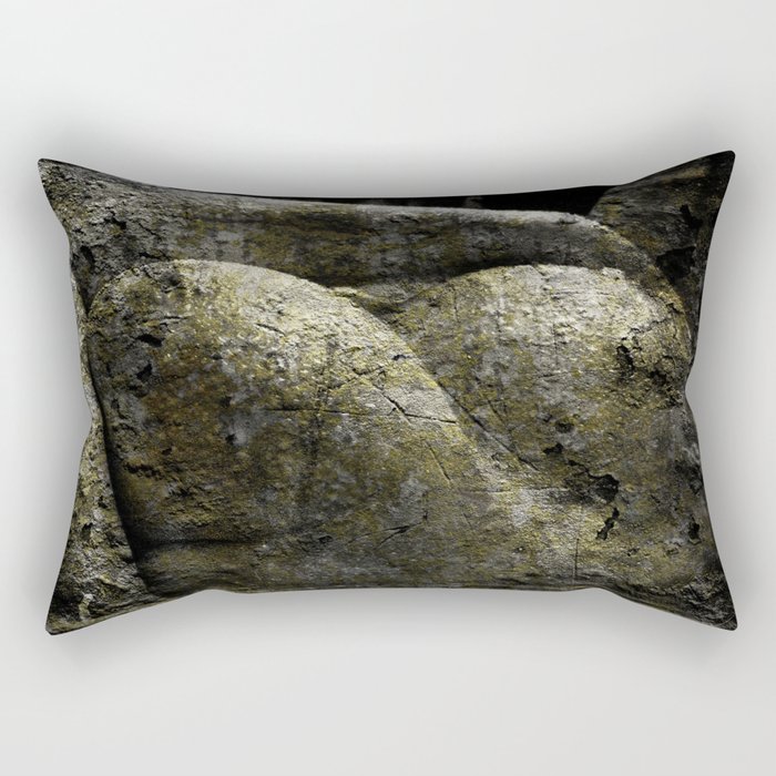 Hard as stone Rectangular Pillow