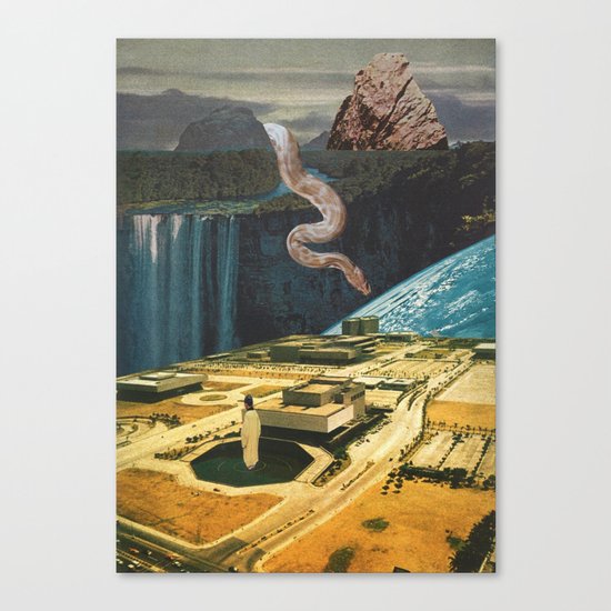 snake in the grass (with mariano peccinetti) Canvas Print