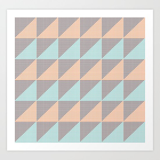 Triangles. Art Print