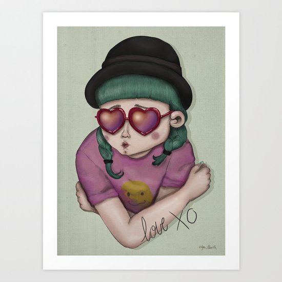 Love XO Art Print