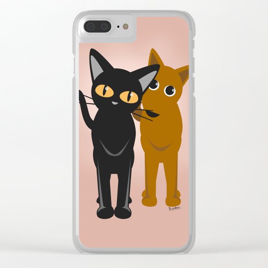 I brought my friend Clear iPhone Case