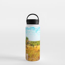 Palm trees Water Bottle