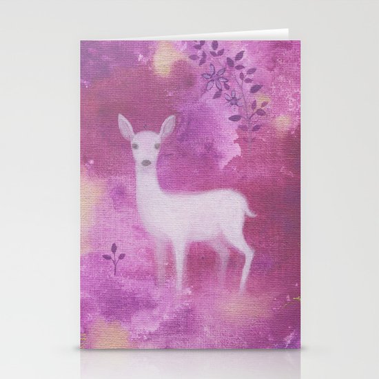White Fawn Stationery Cards