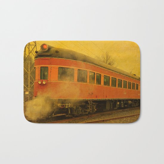 CHRISTMAS STEAM TRAIN Bath Mat