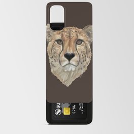 Watercolor Cheetah Portrait Android Card Case