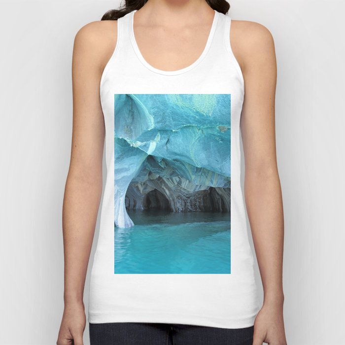 Marble blue 3 Tank Top