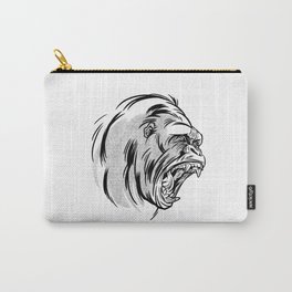Gorilla head sketch gorilla drawing Carry-All Pouch