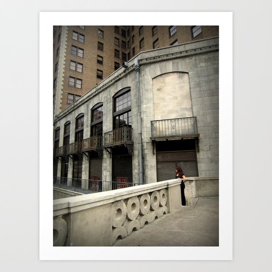 Top of the Stairs Art Print