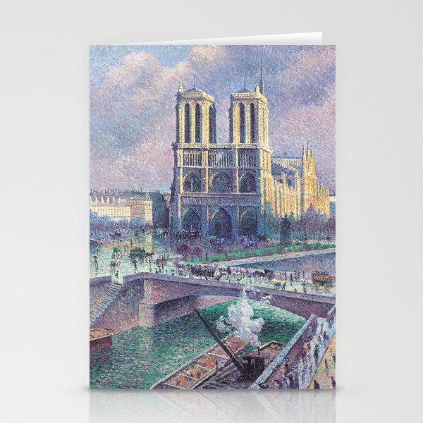 Notre-Dame de Paris by Maximilien Luce, 1900 Stationery Cards