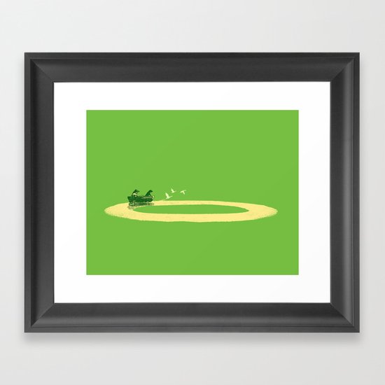 Long Journey Framed Art Print