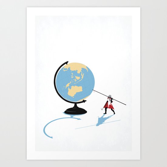 HOW THE WORLD WILL END Art Print