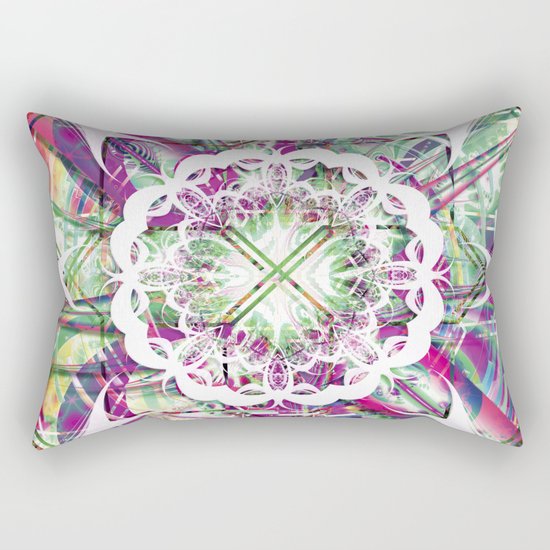 Introspective Reflection Rectangular Pillow