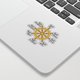 The Noble Eightfold path Sticker