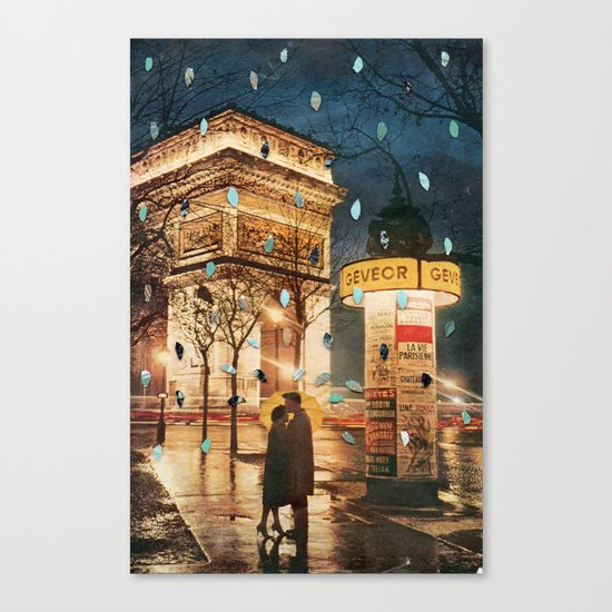 Rain Cant Touch Us Canvas Print