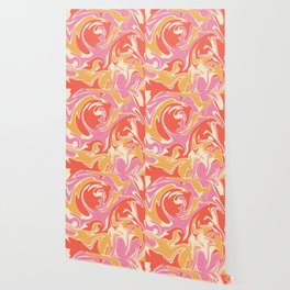 Psychedelic Trippy 60s Swirl Wallpaper