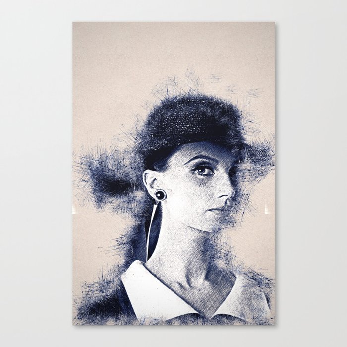 If Girl Poster in Home Wall Art Canvas Print