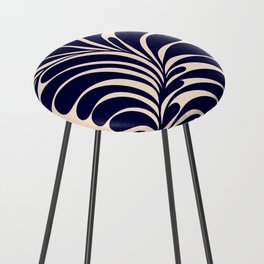 Abstract Marine Algae - Matisse inspired  Counter Stool