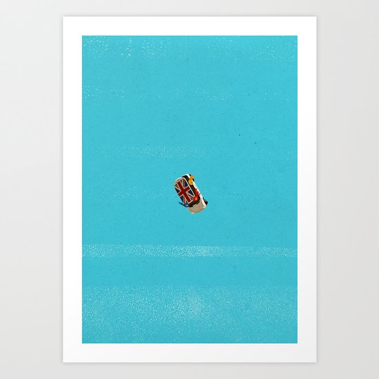 Who's Turn To Drive? Election '17 Art Print