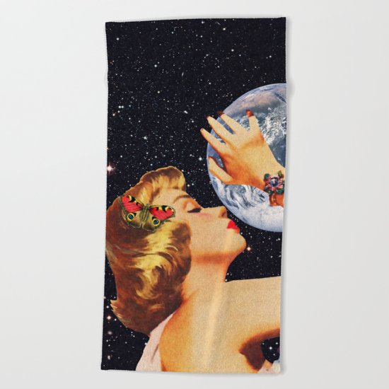 The Embrace Beach Towel