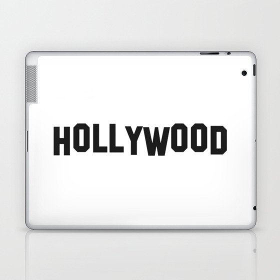 Hollywood Black Sign  Laptop & iPad Skin