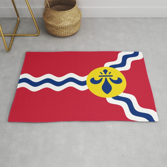 Flag Of St Louis Missouri Rug By