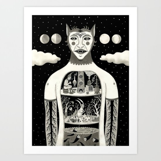 Under Skin Art Print