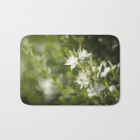 Bright Day, Tiny Flower Bath Mat