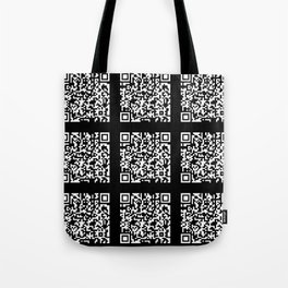 QR Code® Daily Affirmations: ... I AM FORTUNATE ... Tote Bag