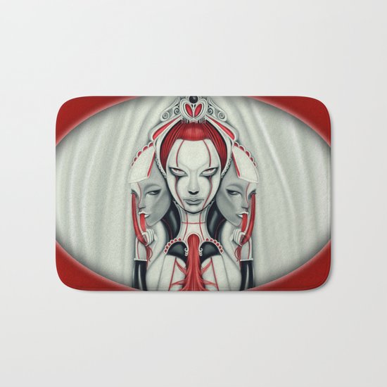 Behind the Curtain Bath Mat