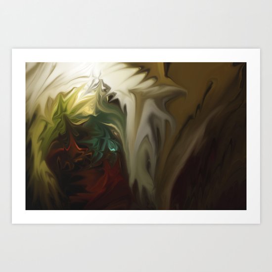 Holy vision Art Print