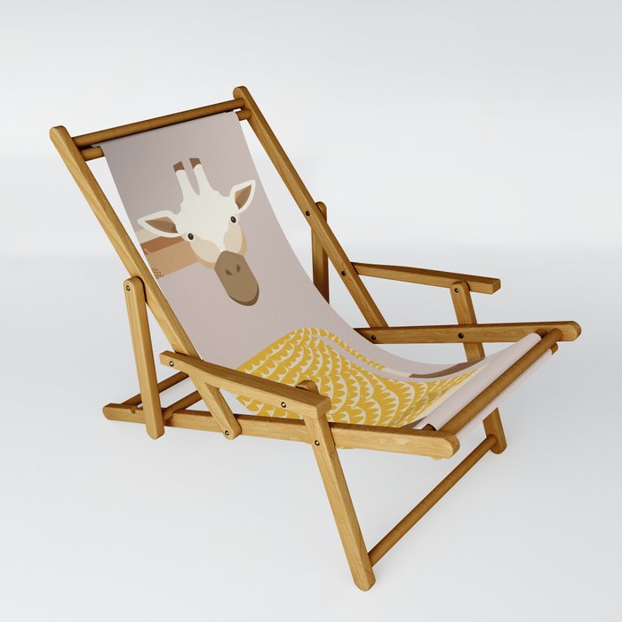 Whimsical Giraffe Sling Chair