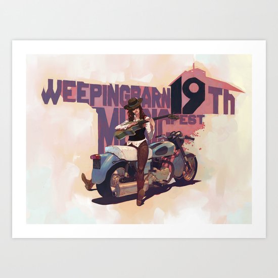 OH! MY BARN! Art Print