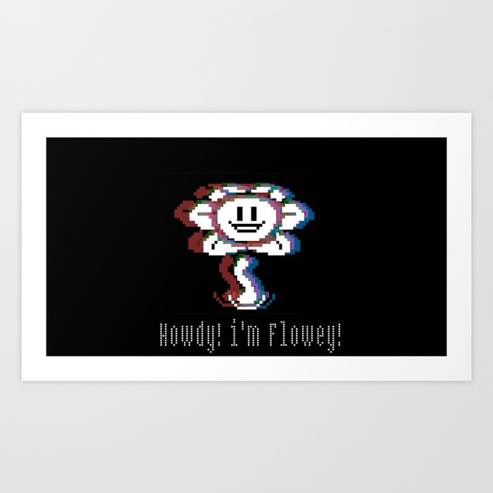 Undertale - Flowey Art Print for Sale by kieyRevange