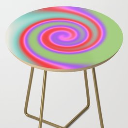 Colorful Twirl 03 Side Table